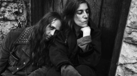 Steven Sebring and Patti Smith at their first meeting, Detroit, 1995.