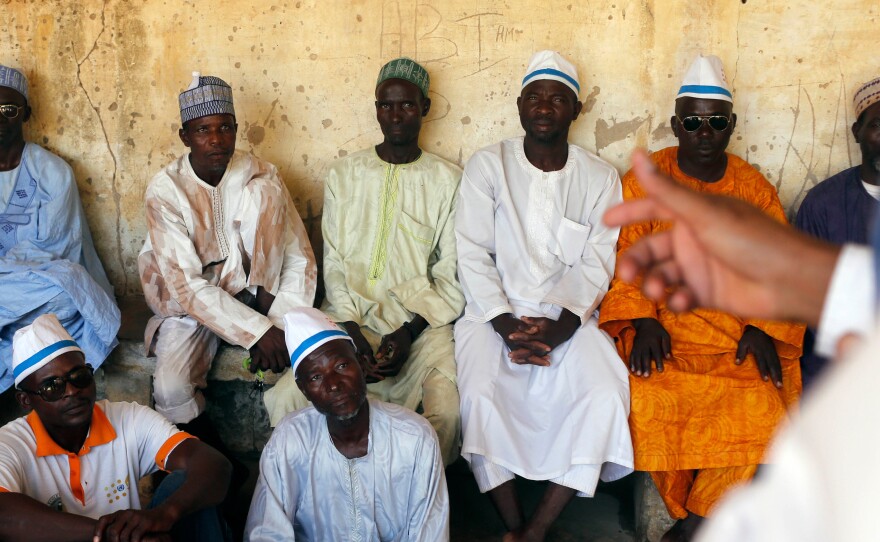 They're participants in Niger's School for Husbands.