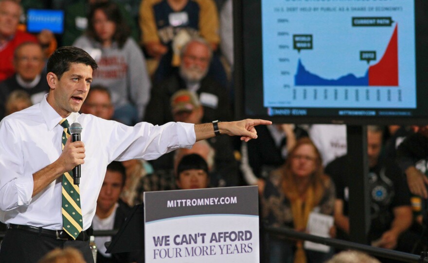 Rep. Paul Ryan, R-Wis., when he was campaigning as the 2012 Republican vice presidential nominee.