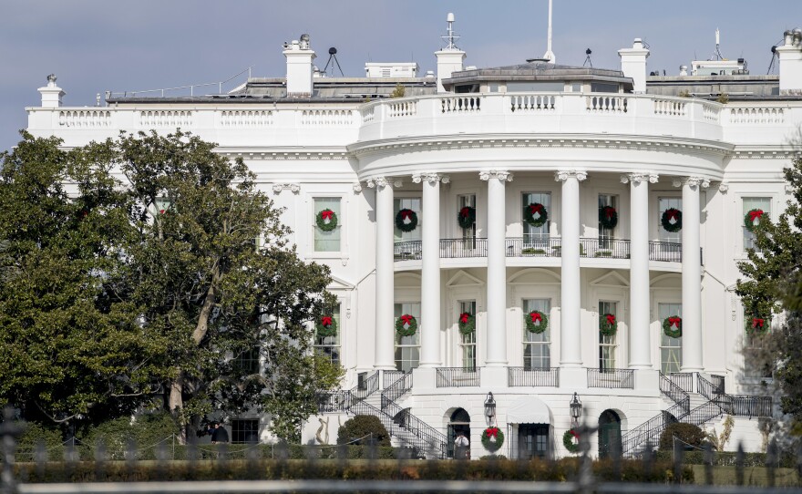The historic Jackson Magnolia, planted on the south grounds of the White House, was trimmed back on Wednesday. The tree is in poor health, needs artificial support and is in danger of falling.