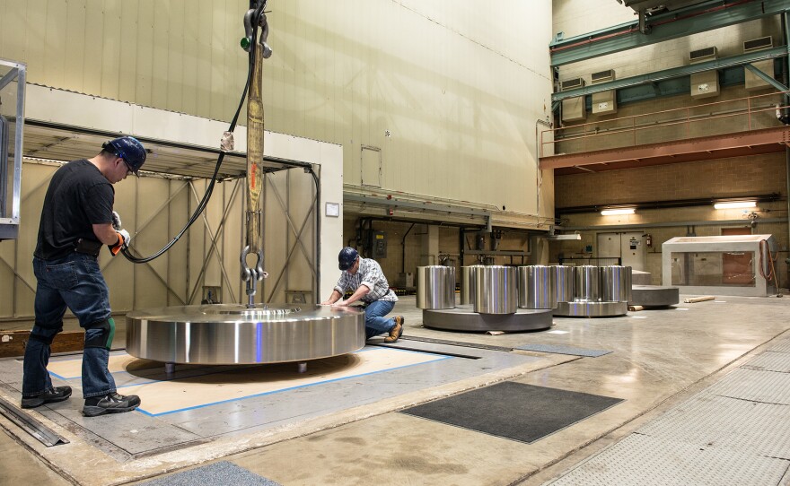 Building just about anything, it turns out — from skyscrapers to medical devices to airplanes — requires an understanding of how materials respond to force. This NIST lab is dedicated to the precise measurement of force, using giant stainless steel weights.