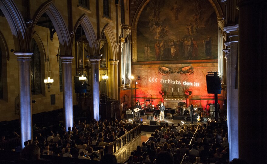 Teddy Thompson, Rufus Wainwright, Charysse Blackman perform live at the magnificent Church of the Ascension, on Manhattan’s lower Fifth Avenue. Resplendent in tails and gold sequined pants, Rufus Wainwright pays tribute to his late mother, singer Kate McGarrigle, with "Candles," a single from his acclaimed new album, "Out of the Game," and an emotional, solo rendition of her “On My Way to Town.”