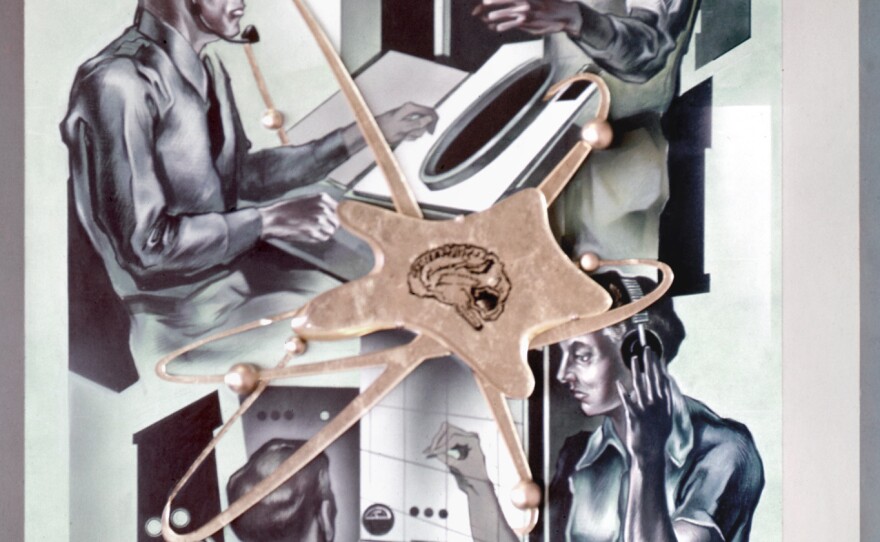 Bransby created <em>Function of the Command</em> for NORAD headquarters in Colorado Springs in 1956.