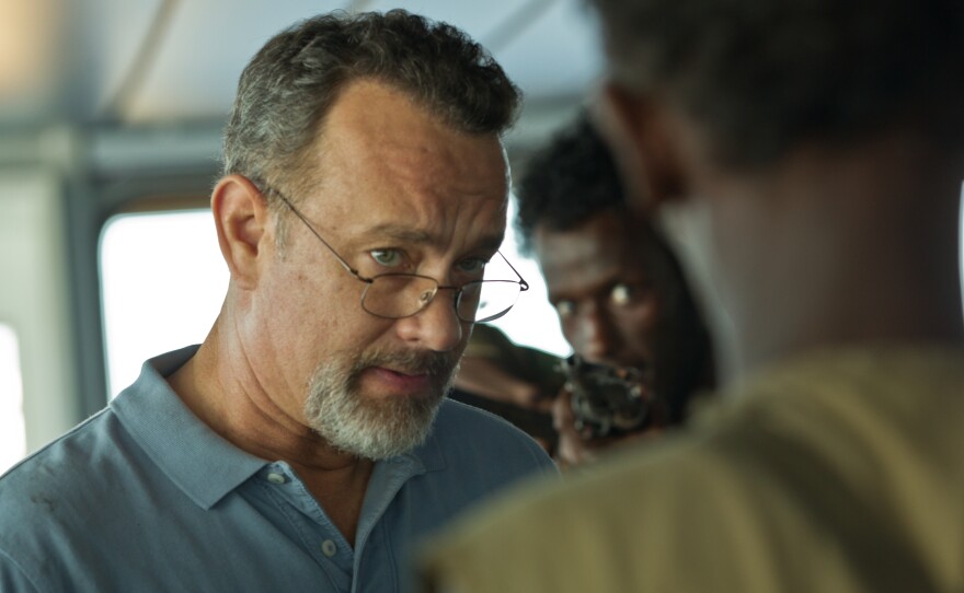 Tom Hanks stars in <em>Captain Phillips, </em>a film that's recently been subject to a "whisper campaign" of pre-Oscars criticism.