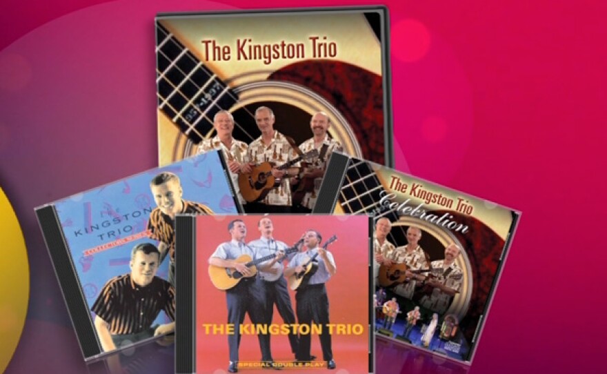 Give $25 a month or $300 all at once and receive the Kingston Trio Combo: including the program DVD and CD, a “The Kingston Trio: Capitol Collector's Series” CD, and “The Kingston Trio: From the Hungry I” CD. This gift includes a KPBS License Plate Frame (if you're a new member). Also enjoy access to KPBS Passport and myKPBS Film Club. The program DVD or CD only are at the $120 level.