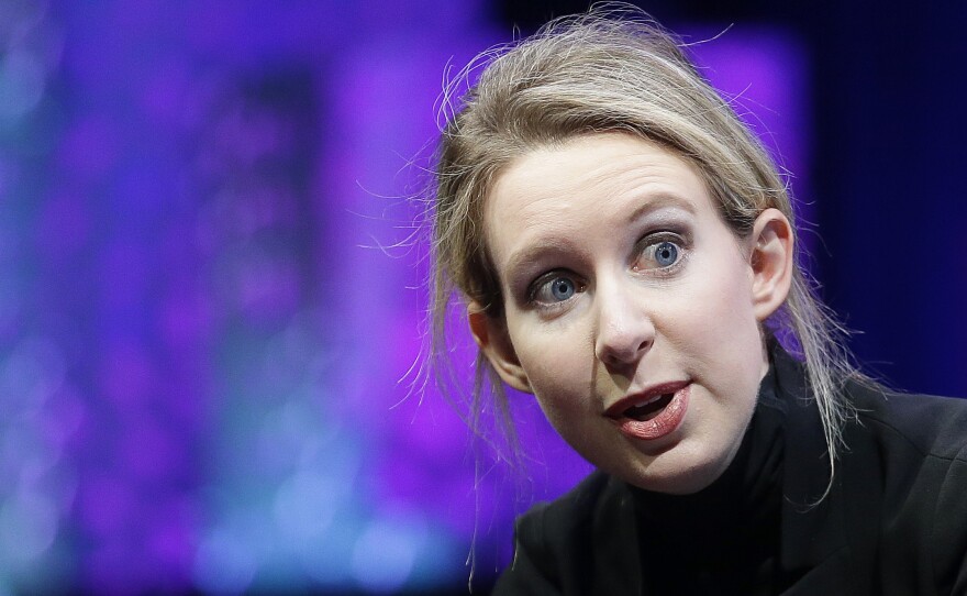 Elizabeth Holmes, founder and CEO of Theranos, speaks at the Fortune Global Forum in San Francisco, Nov. 2, 2015.