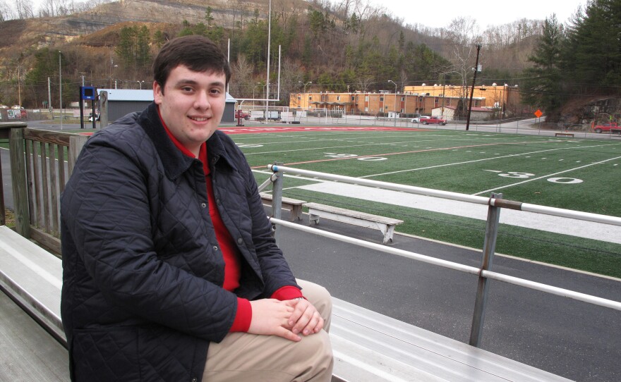 Colby Kirk of Inez, Ky., is a junior at the University of Kentucky, studying to be a financial analyst. He says there aren't many opportunities for college grads in his hometown.