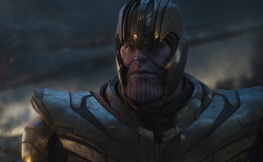 Josh Brolin as Thanos in Avengers: Endgame.