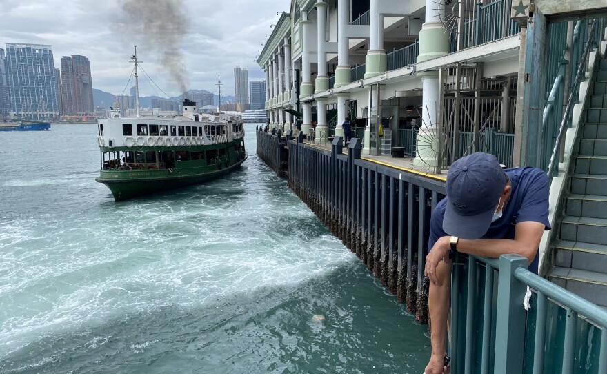 "The ferry itself is a symbol of Hong Kong. The green and white colors actually represent the relationship between the sky and the sea," Jacky Yu, a teacher and pop historian, says.