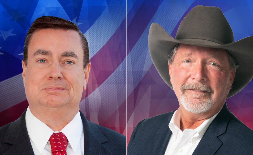 San Diego County District 2 supervisor candidates Joel Anderson and Steve Vaus are picture in this undated photo.