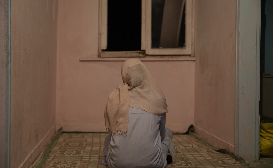 A recently arrived Afghan refugee, who asked to remain anonymous, works 12-hour shifts at a bakery in Turkey. She took her children there after hearing rumors that Taliban fighters were demanding lists of widows and unmarried women over the age of 14, a claim the Taliban denies. When her husband died in a suicide bombing, she feared that life under the Taliban would be impossible.