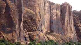 Rafters float down the Colorado River near Moab, Utah., July 25, 2017. 