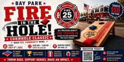 'Fire in the Hole!' Bay Park 4th of July Cornhole Tournament