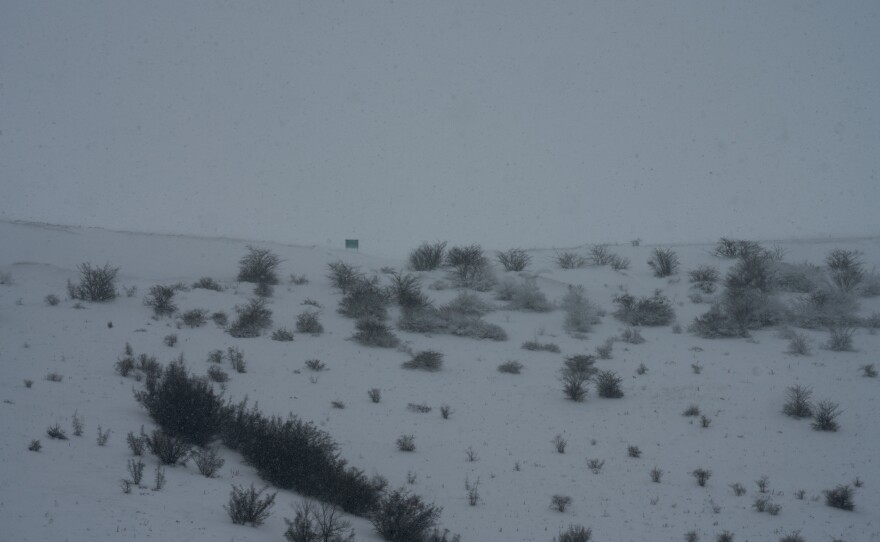 The boundary of South Ossetia lies up the hill from from this part of Khurvaleti, Georgia, but often shifts.