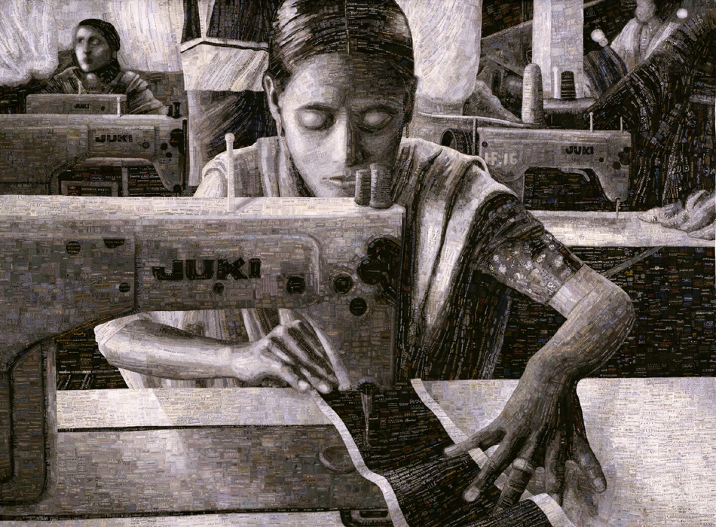 “Portrait of a Textile Worker,” 2011, by Terese Agnew.