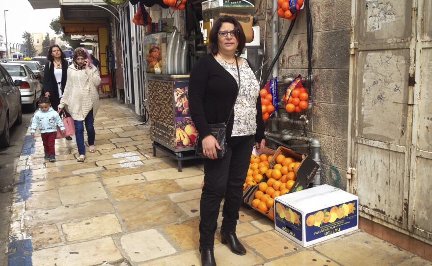 Najwa Mubarki is an Arab citizen of Israel who has voted only a couple times in her life because she feels it doesn't make a difference. She lives in East Jerusalem and hopes it will be the capital of a future Palestinian state.