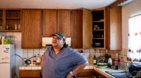 Jocelyn Foreman stands in her kitchen at her home in Pinole on March 19, 2021.