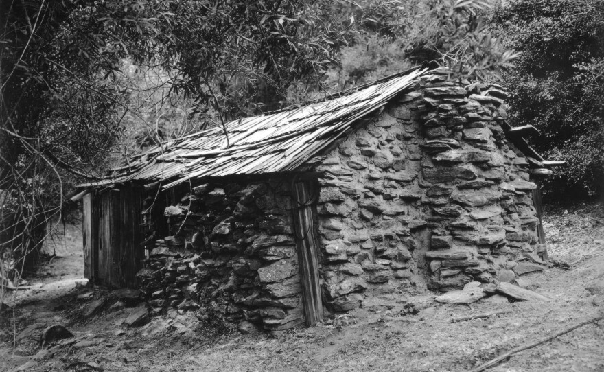 Nathan Harrison's Palomar Mountain cabin, date uncertain.