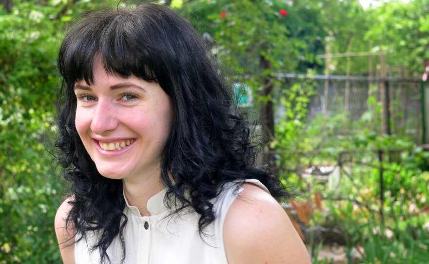 A portrait of the SNAP cookbook author, Leanne Brown.