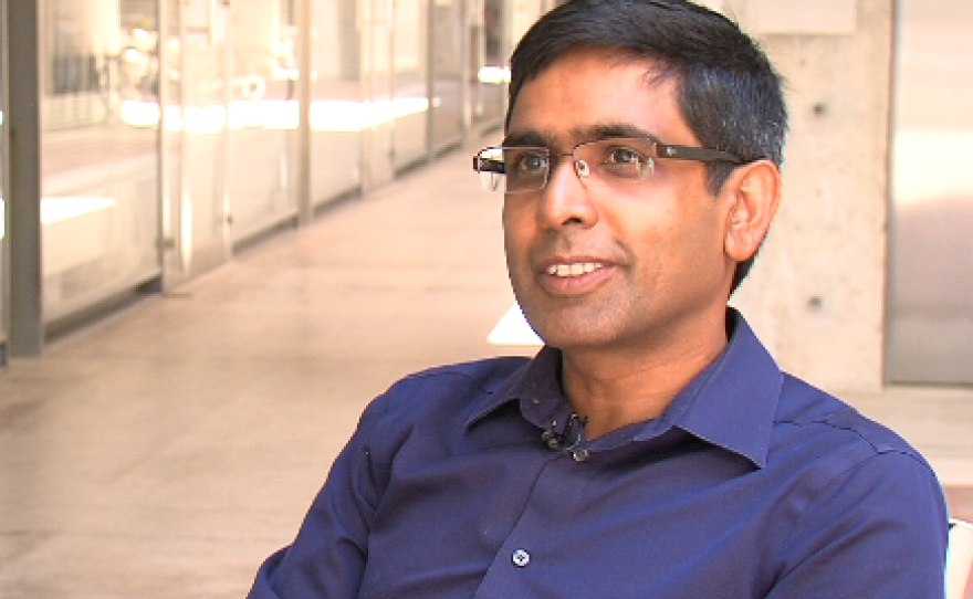 Satchin Panda at the Salk Institute, July 18, 2014. 