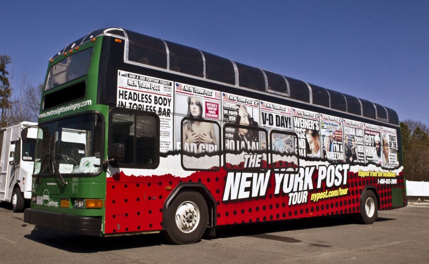 The New York Post, a tabloid known for irreverent and racy news coverage, has launched a bus tour of Manhattan based on some of its most legendary headlines.