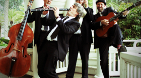 The San Diego Gypsy Jazz group, the Zzymzzy Quartet is pictured in this undated photo. 