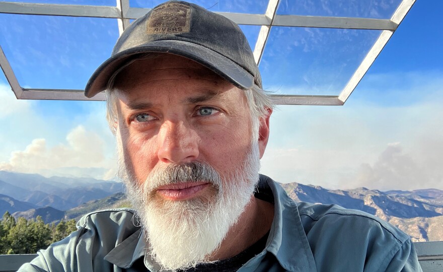 "The place became my citadel and my solace. And it's given me so much joy and beauty over the years," Philip Connors said of his lookout high above the Gila National Forest.