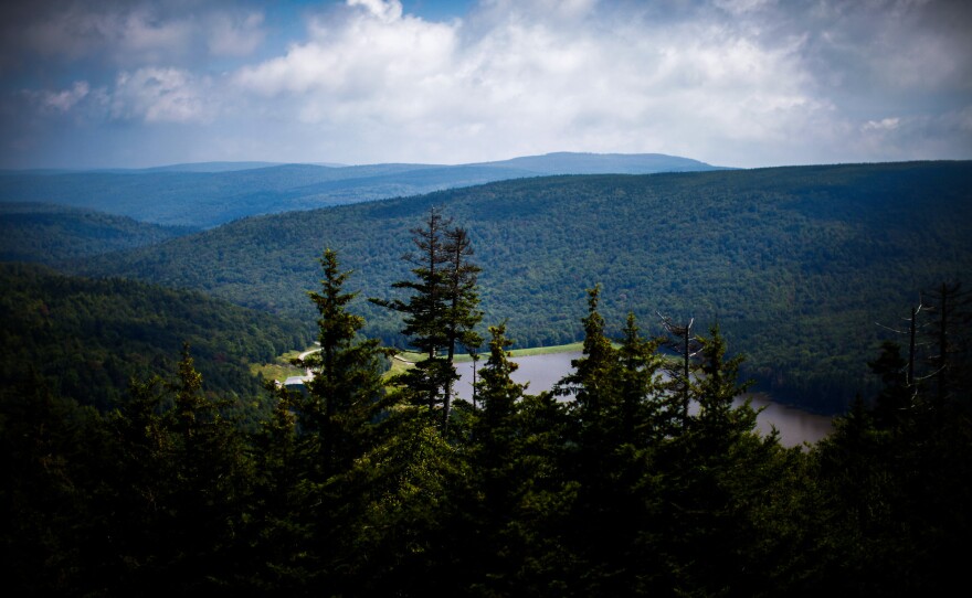 The view west from the top of Snowshoe Mountain Resort, which is within 10 miles of the NRAO.