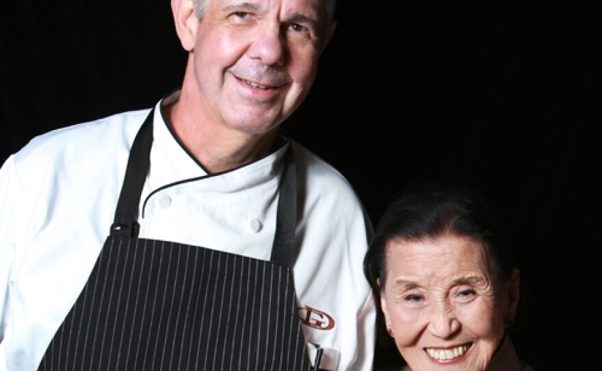 Gary Danko of Restaurant Gary Danko and Cecilia Chiang.