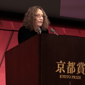 The undated image shows author and researcher Carol Gilligan, one of the 2025 Kyoto Price Laureates.