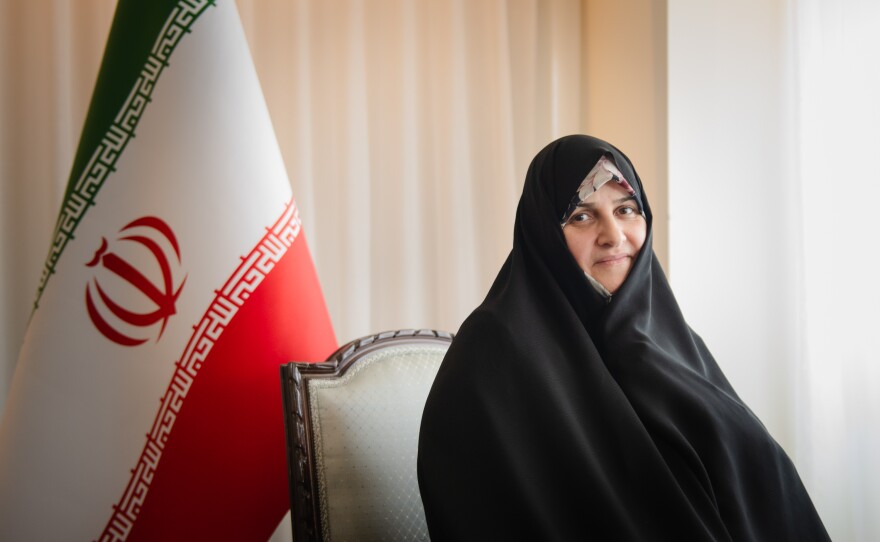 Jamileh Alamolhoda is the wife of Iranian President Ebrahim Raisi.