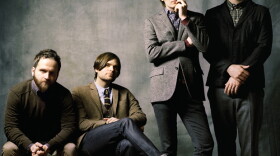 Death Cab For Cutie from left to right: Nicholas Harmer, Benjamin Gibbard, Christopher Walla and Jason McGerr.