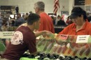 Inside the Crossroads of the West Gun Show at the Del Mar Fairgrounds, Sept. 29. 2018.