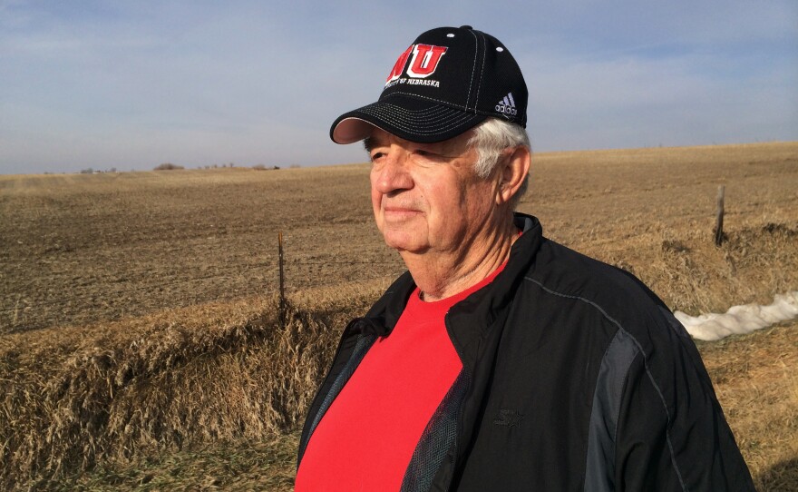 Jim Klute was quick to sign on when TransCanada approached him about allowing the pipeline on his land. He says he's more concerned about a nearby railroad than potential leaks from the proposed pipeline.