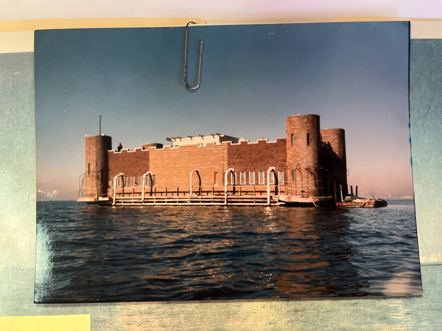 In 1983, James Morgan built what he called The Floating Castle, a party boat that could accommodate hundreds of people. 1983