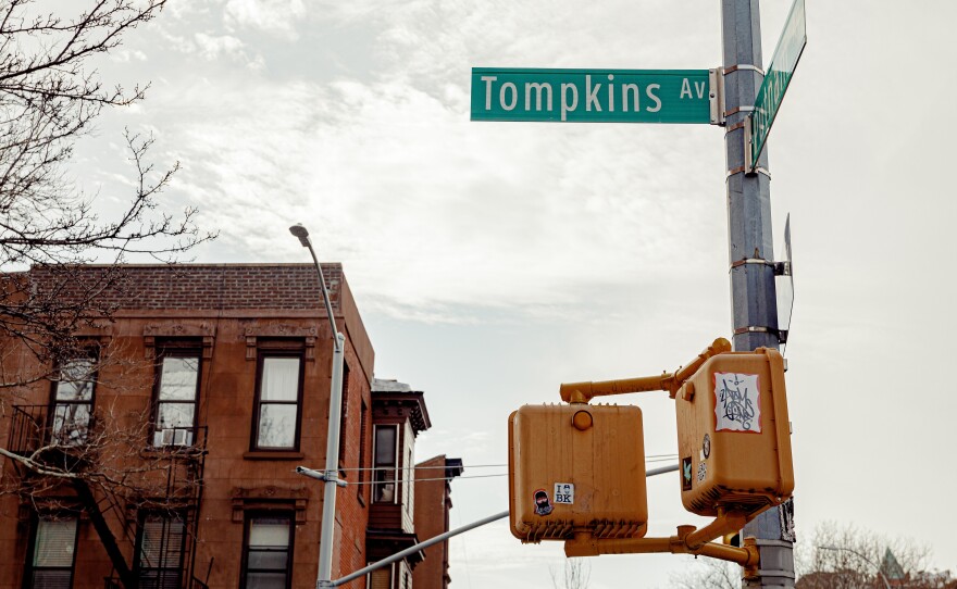 Tompkins Ave. and Putnam street also known "Black Girl Magic Row" for all the Black women owned businesses.