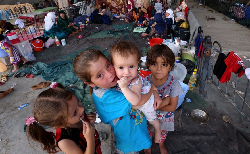 Iraqis at the Baharka camp for displaced people face real danger as the winter approaches with sub-zero temperatures.