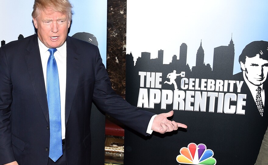 Donald Trump attends a <em>Celebrity Apprentice</em> red carpet event on Feb. 3, 2015, at Trump Tower in New York City.