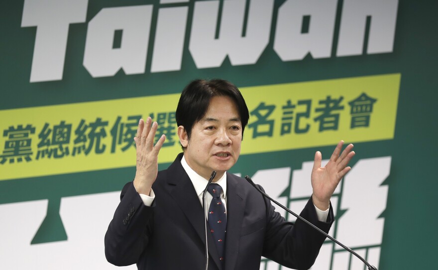 Taiwan's Vice President Lai Ching-te in April 2023.