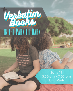 Verbatim Books in the Park til Dark