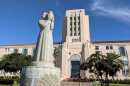 The entrance to the San Diego County Administration building in this file photo taken Dec. 13, 2020.