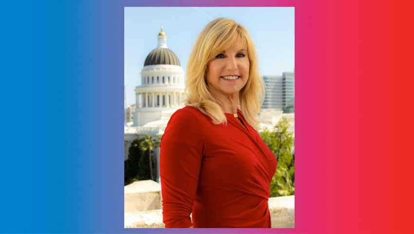 Laura Davies, a candidate for the 74th Assembly District, poses for a portrait in this undated campaign photo.