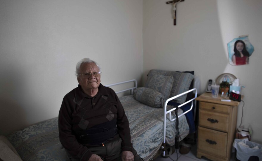 Francisco Rios is pictured in his home in this undated photo.