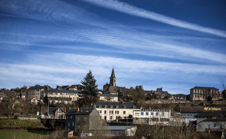 The town of Chateau-Chinon, where Van Nierop is accused of mutilating dozens of patients.