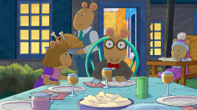 A scene from "An Arthur Thanksgiving." 