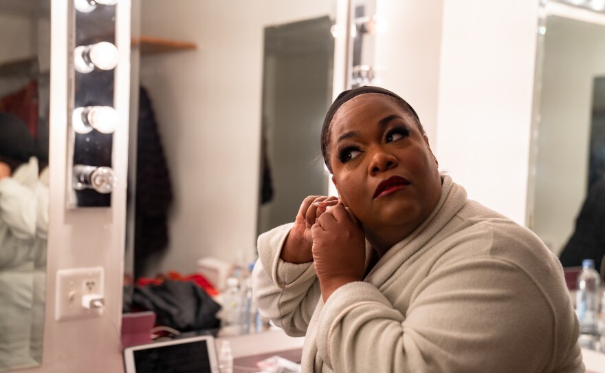 As part of her preparation, Moore painstakingly spoke her parts and those of the other characters in English in order to help her "get it all sung into my voice."