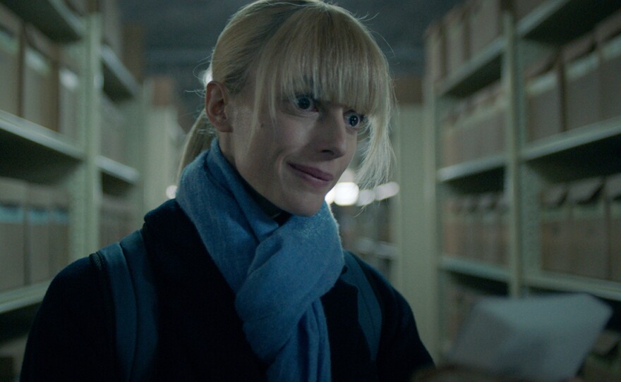 Astrid Nielsen in a scene from ASTRID Season 1 Episode 6.