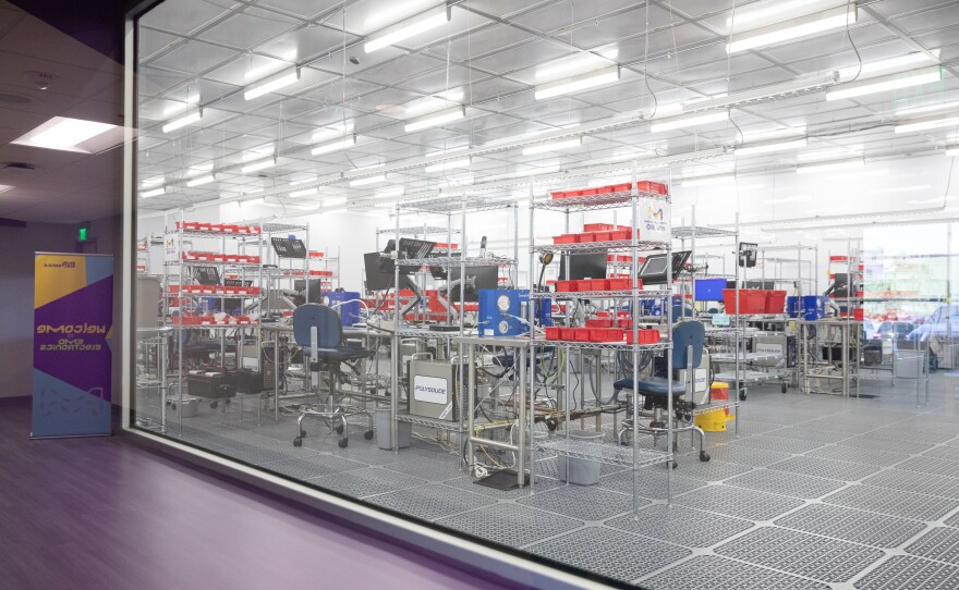 The Phoenix area is a hub for semiconductor manufacturing. EMD Electronics expanded into this new facility in Chandler, Ariz., this year, supplying materials to companies like Intel, TSMC and Samsung.