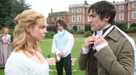 Promotional photo of Billie Piper, Joseph Beattie, Blake Ritson from "The Complete Jane Austen: Mansfield Park."