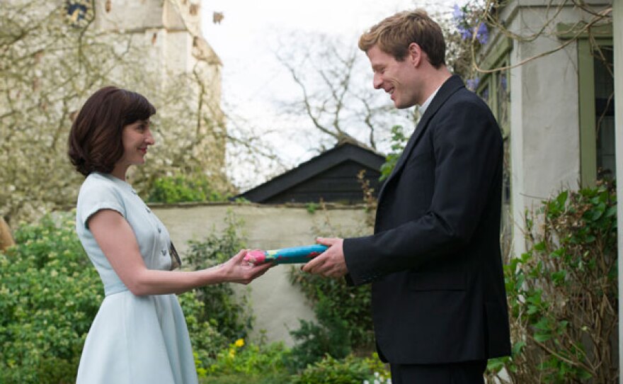 Morven Christie as Amanda Kendall and James Norton as Sidney Chambers.